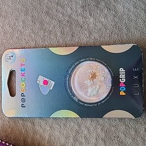 PopSockets PopGrip Luxe Phone NEW Dreamy Whirl Sun & Clouds Glitter Grip Stand